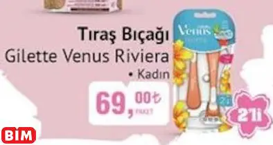 GİLETTE VENUS RİVİERA TIRAŞ BIÇAĞI